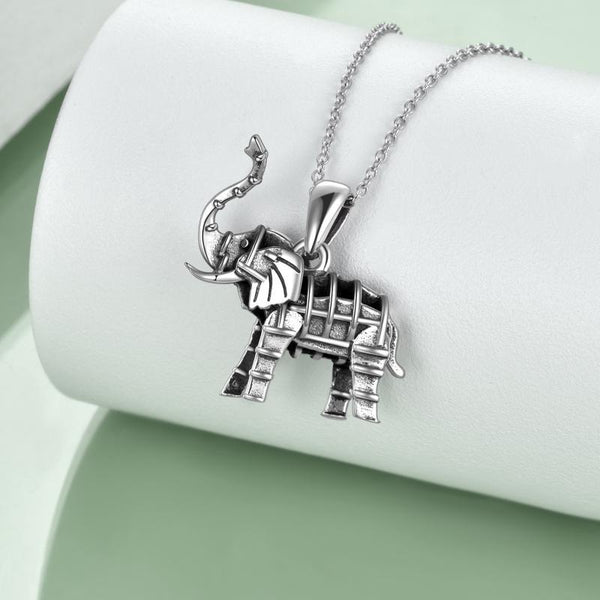 Elephant Pendant Necklace for Women and Men