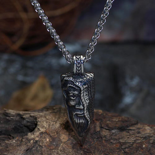 Odin Pendant - Odin Amulet, Viking Necklace, Viking Jewellery, Óðinn Obsesie