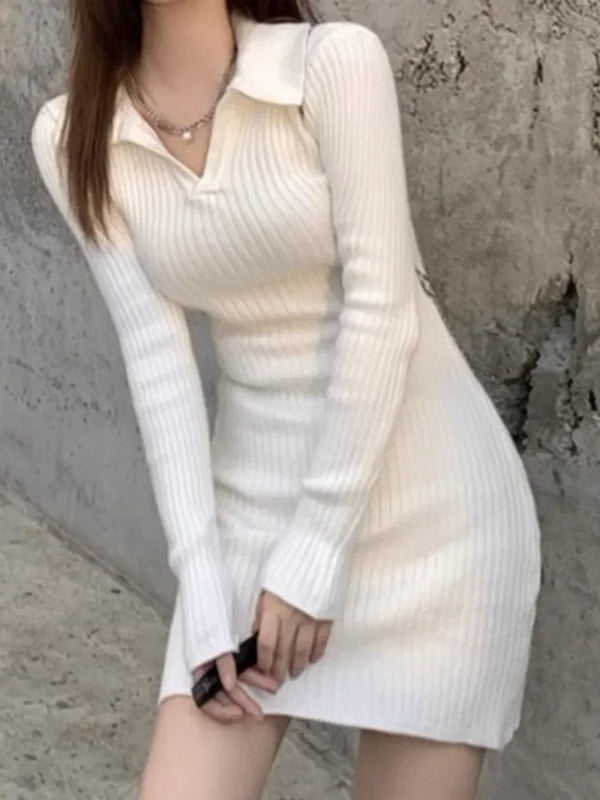 Knit Knitted Bodycon Sweater Dress