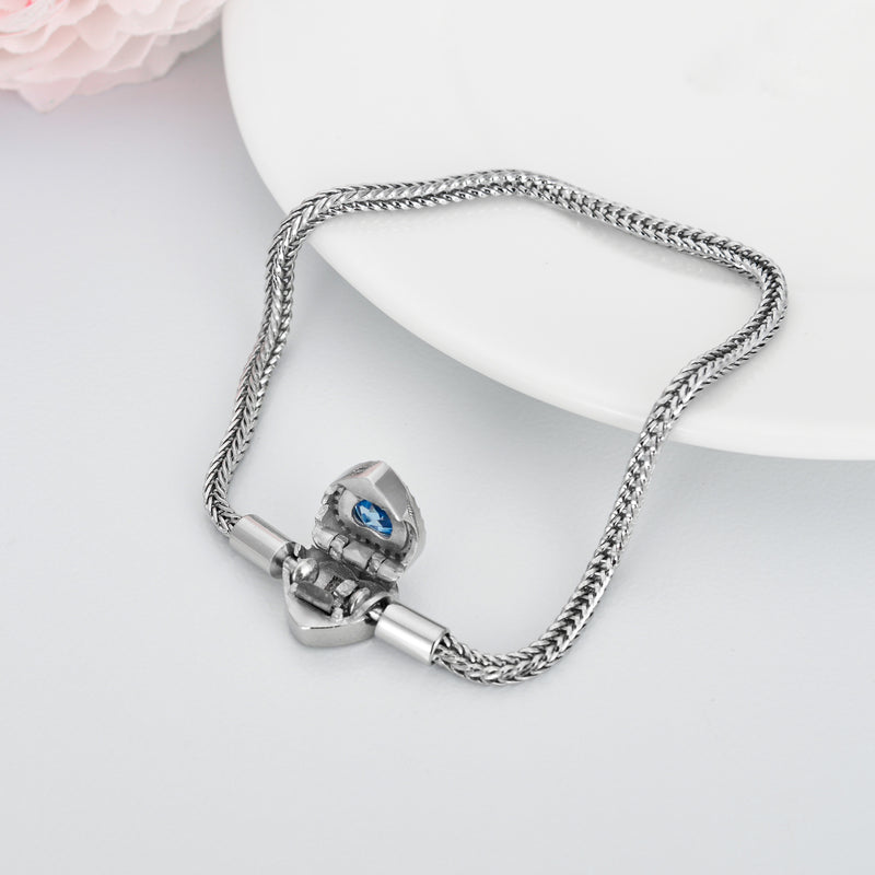 Heart Bead Charm Net Chain for Bracelet