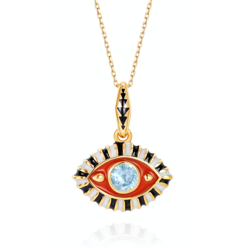 Unlock Your Bold Style with the Devil's Eye Necklace - Shop Now!