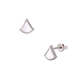 Small Skirt White Shell Earrings for Women