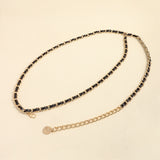 Women's Haute Couture Dress Metal Chain Waist Belt