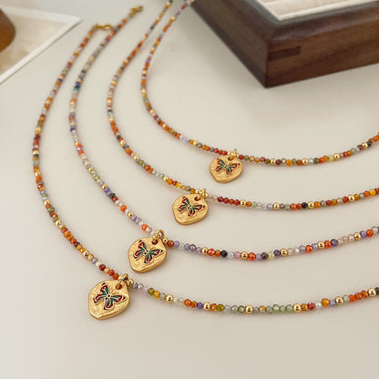 Butterfly Necklace: Unleash Elegance with Colorful Zircon Beads