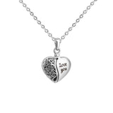 Capture Memories with Hollow Heart Photo Necklace