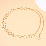 Women's Hollow Stars Waist Chain