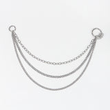 Stylish Jean Pant Chain: Elevate Your Style with Sterling Silver-Plated Stainless Stee