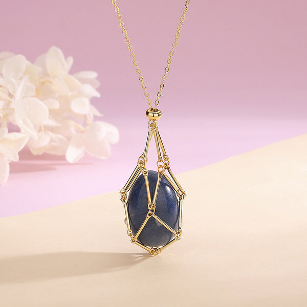 Elevate Your Energy with Our Natural Energy Crystal Pendant Necklace