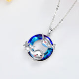 Narwhal Necklace - 925 Sterling Silver Unicorn of The Sea