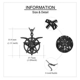 Baphomet Inverted Pentagram Necklace