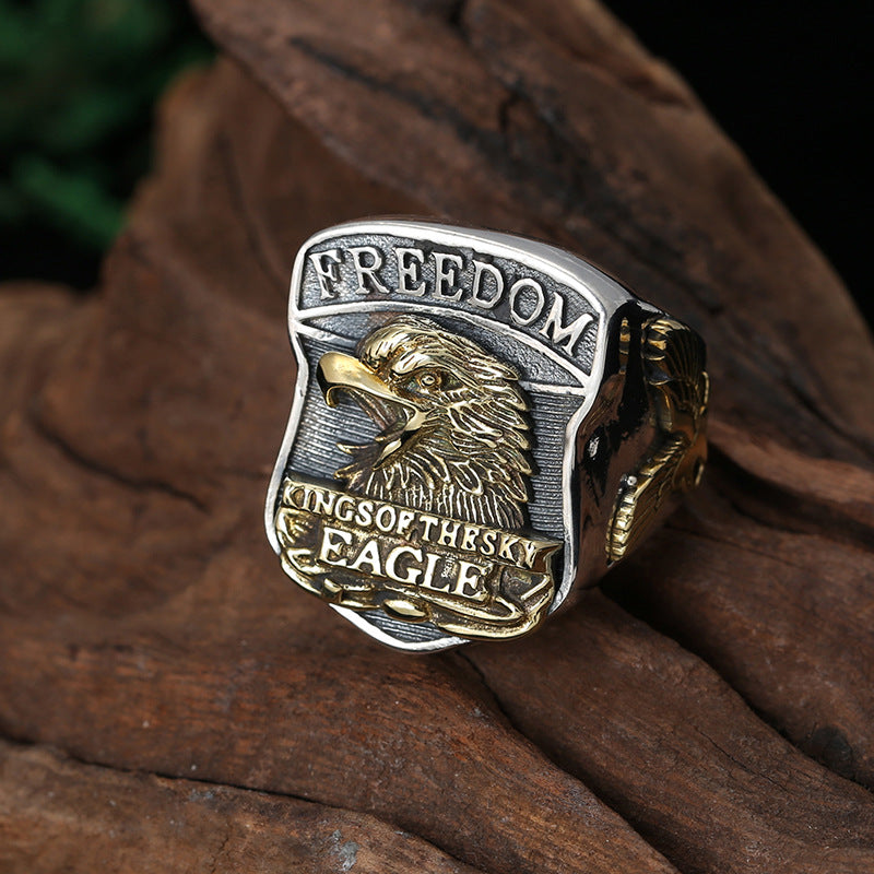 Eagle Ring: King of the Sky - S925 Sterling Silver | Freedom and Elegance