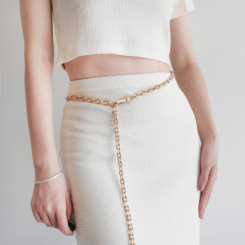 Shine Bright with the Sun Pendant Chain Waist Belt - Get Yours Today!