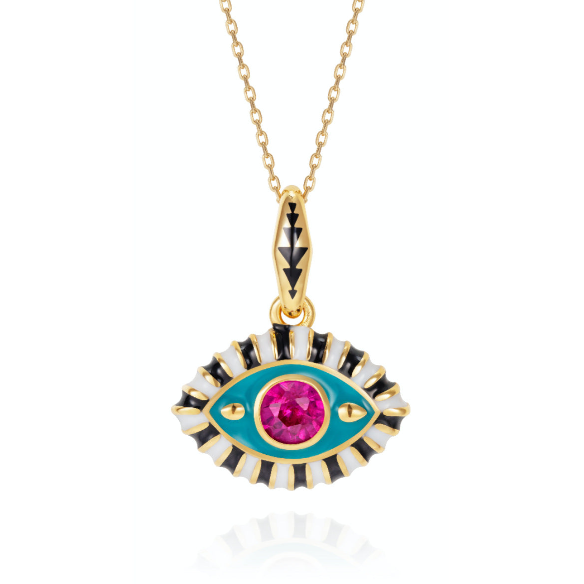 Unlock Your Bold Style with the Devil's Eye Necklace - Shop Now!