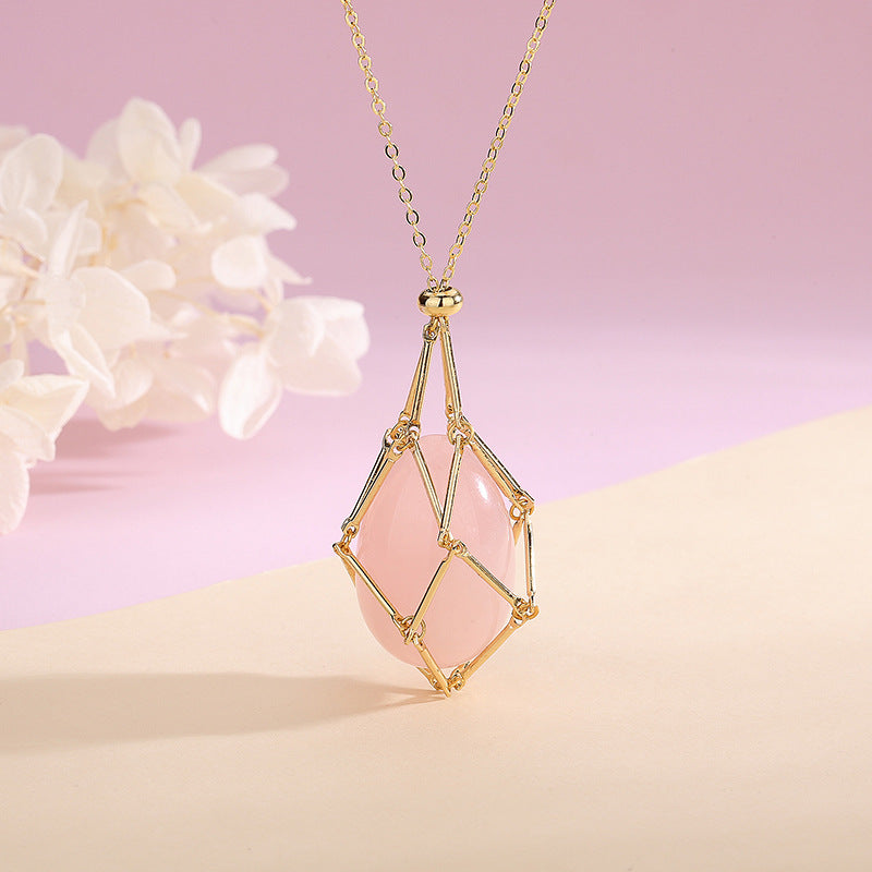 Elevate Your Energy with Our Natural Energy Crystal Pendant Necklace