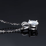 925 silver Sterling Women's Fashion Simple Oval Necklace Obsesie