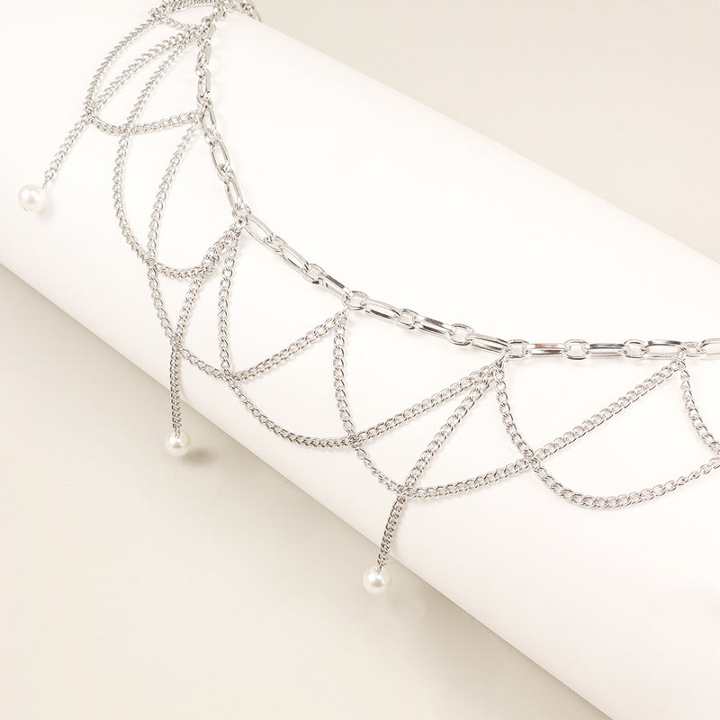 Shop Waist Chain Pearl Pendant - Elevate Your Style with Pearls | Pearlescent Elegance