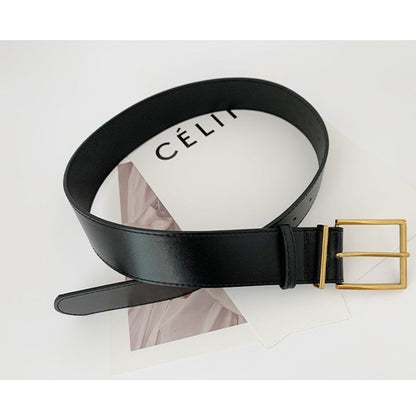 A Stylish Go-to Suit For Women With A Wide Black Belt Obsesie