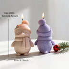 Winter bird size graphic with 12 cm height, 8 cm base and 208 g wax