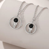 Astronaut Couple Simple Creative Necklace For Men And Women Obsesie