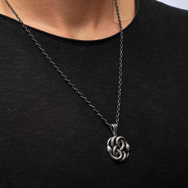 Auryn Snakes Pendant Necklace Obsesie