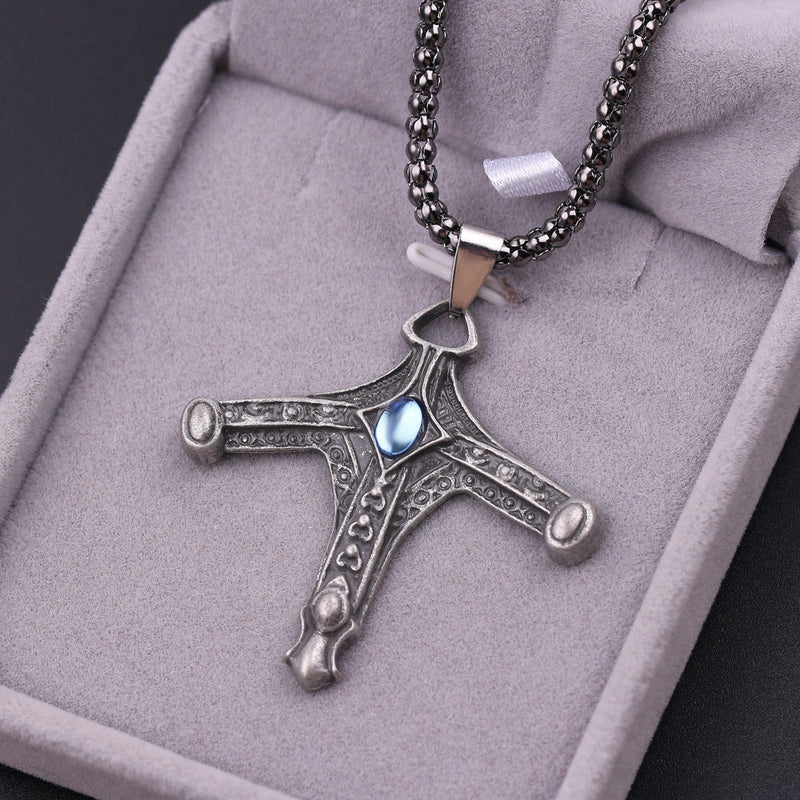 Badge Necklace Pendant Jewelry Game Obsesie
