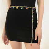 Butterfly Belly Chain Sequin Waist Chain Obsesie