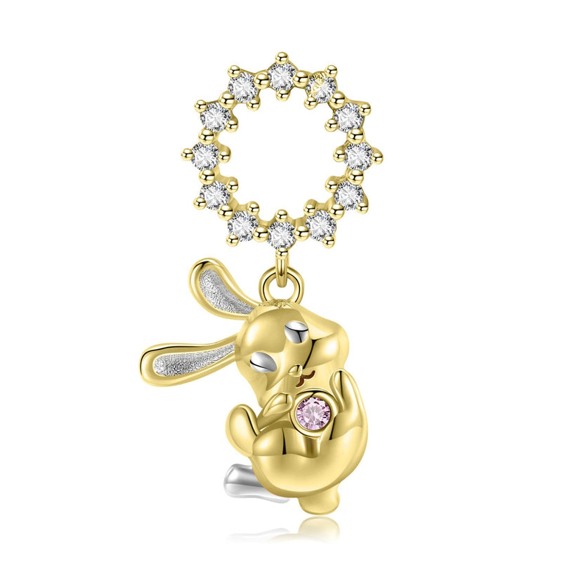 Cute Rabbit Necklace S925 Sterling Silver Obsesie