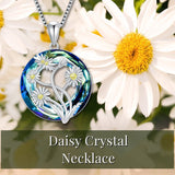 Daisy Crystal Necklace Obsesie