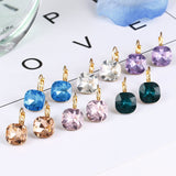 Fashion Gold Color Earring For Women Crystal Cubic Zirconia Stud Earrings Obsesie