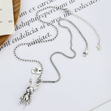 Fashion Sterling Silver Rabbit Necklace Obsesie