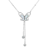 Female Butterfly Clavicle Pendant Necklace Fairy Jewelry Female Obsesie