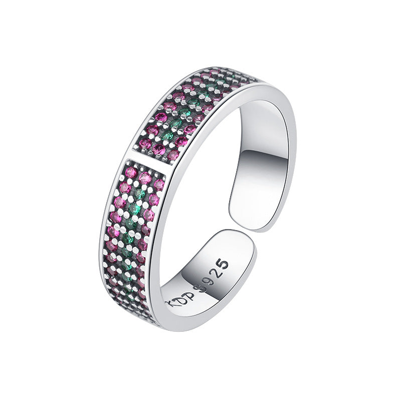 Full Diamond Three-dimensional Fashion Ring Obsesie