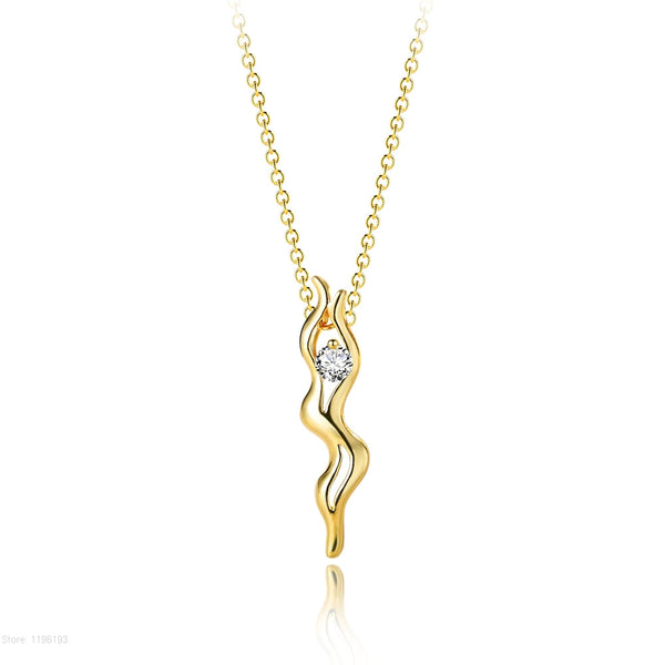 Golden dance necklace Obsesie