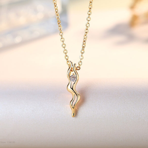 Golden dance necklace Obsesie