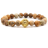 Golden lion bracelet Obsesie