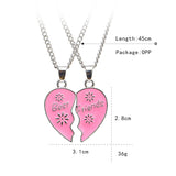 Good Best Two-petal Small Sun Stitching Love Necklace Obsesie