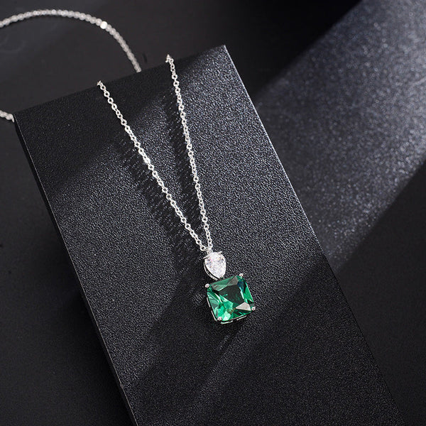 Green Crystal Personality Retro Hollow Women's Jewelry Obsesie