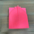 Pink rectangular silicone mold photographed from the exterior