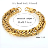 Chunky Cuban Chain Link Bracelet