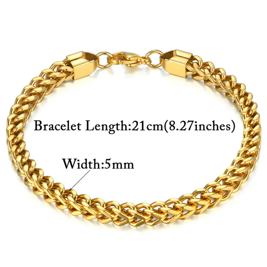 Chunky Cuban Chain Link Bracelet