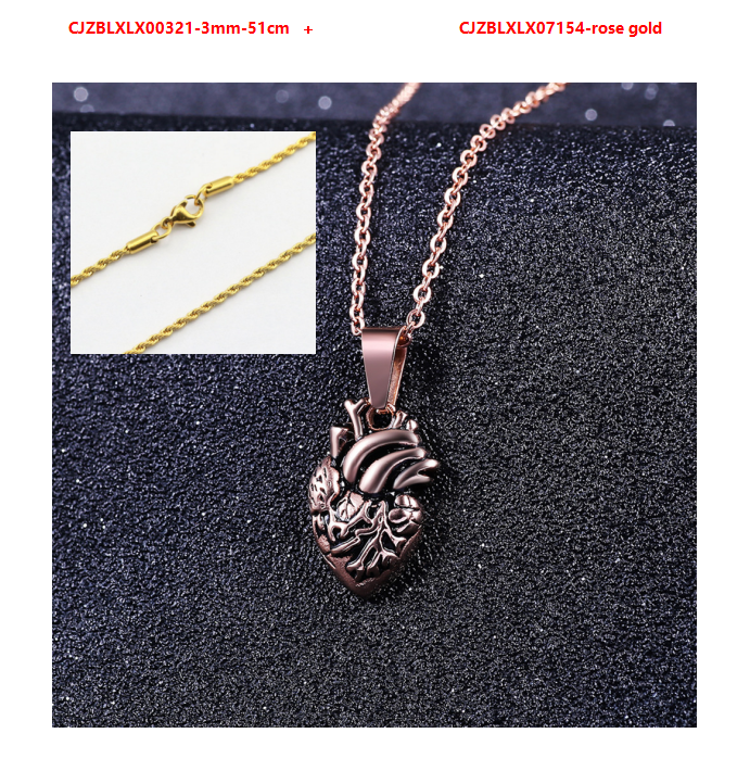 Heart pendant necklace Obsesie