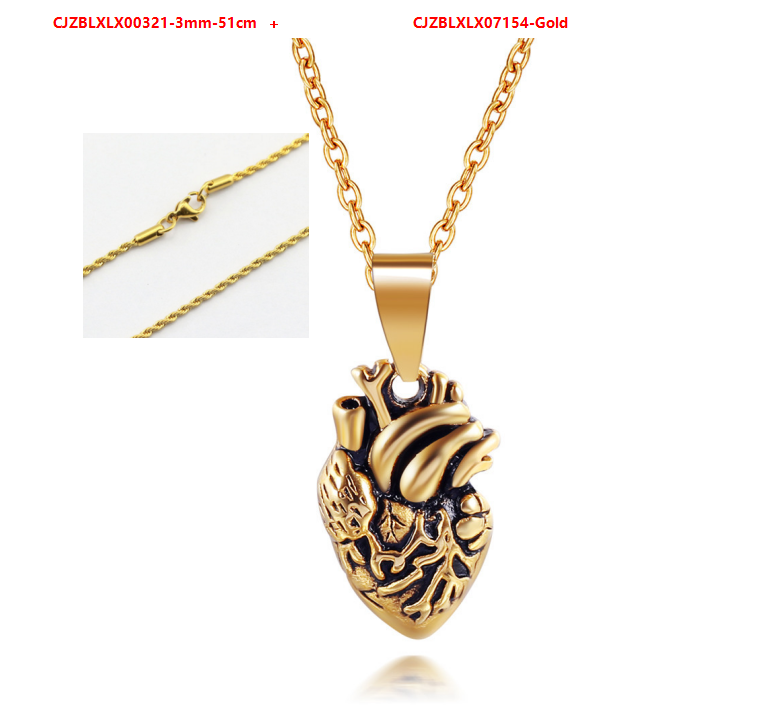 Heart pendant necklace Obsesie