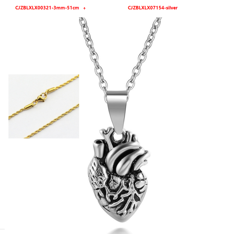 Heart pendant necklace Obsesie