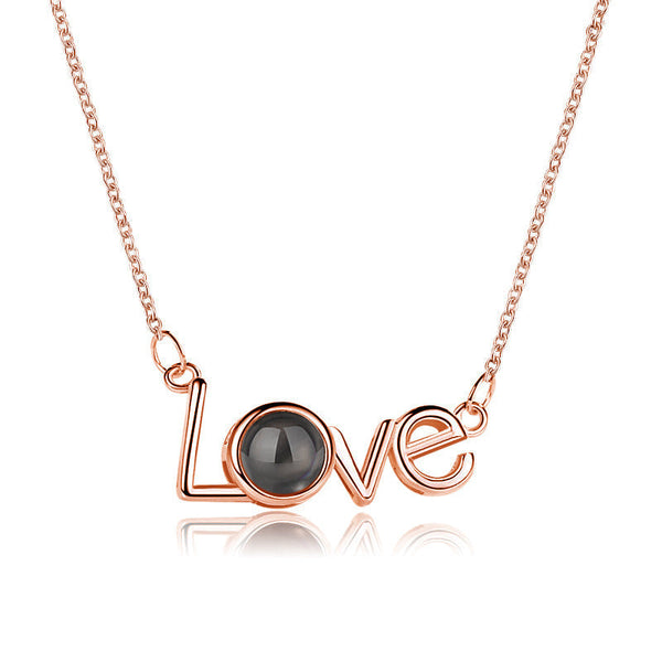 LOVE projection necklace Obsesie