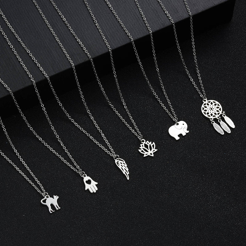 Ladies New Fashion Stainless Steel Necklace Obsesie