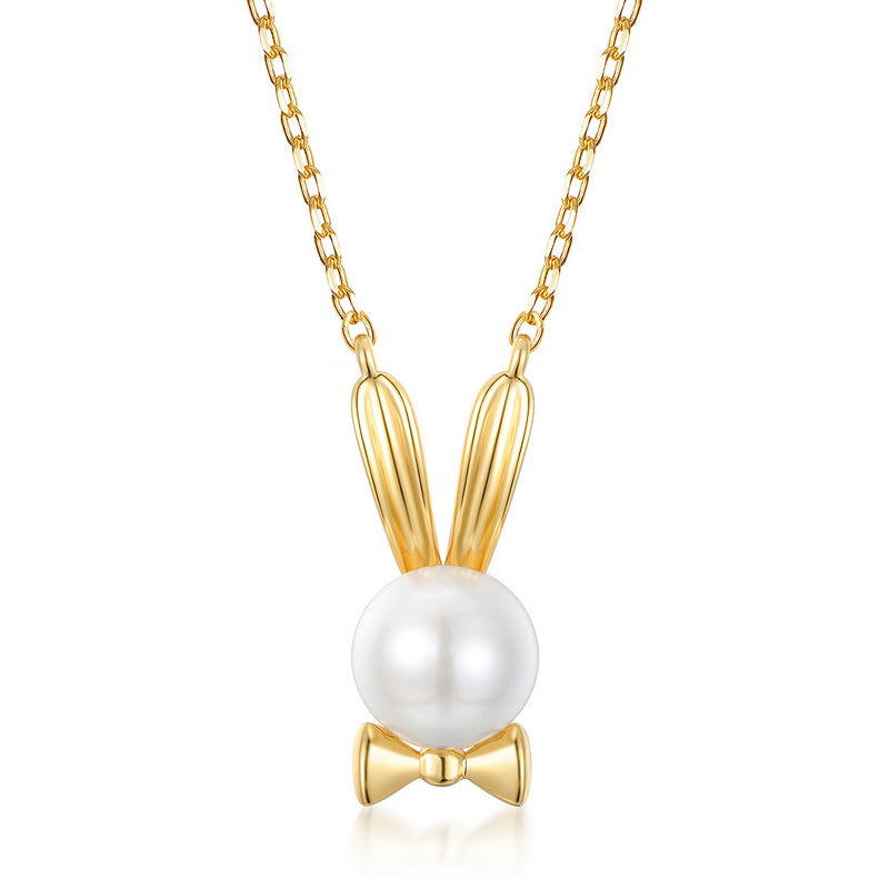 Ladies fashion rabbit s925 silver necklace Obsesie