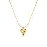 Light Luxury Fashionable And Minimalist Love Heart Necklace Obsesie