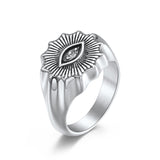 Masonic Eye Stainless Steel Ring Obsesie