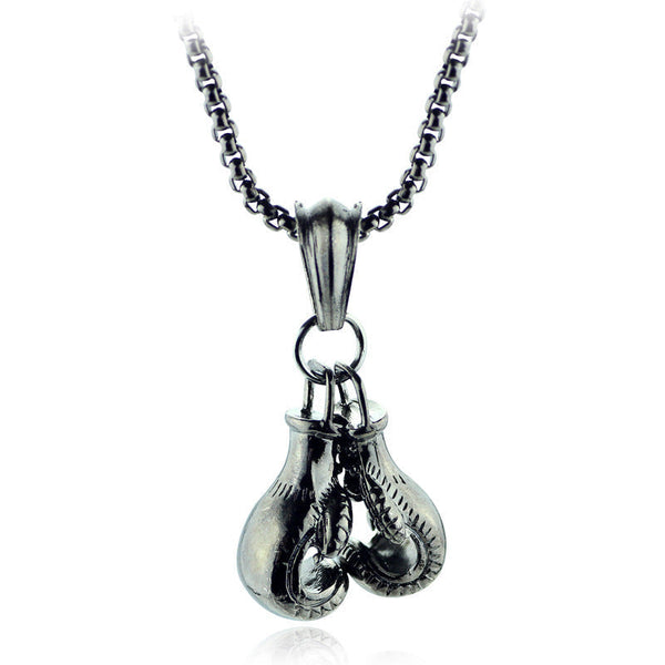 Men's Boxing Gloves Pendant Necklace Obsesie