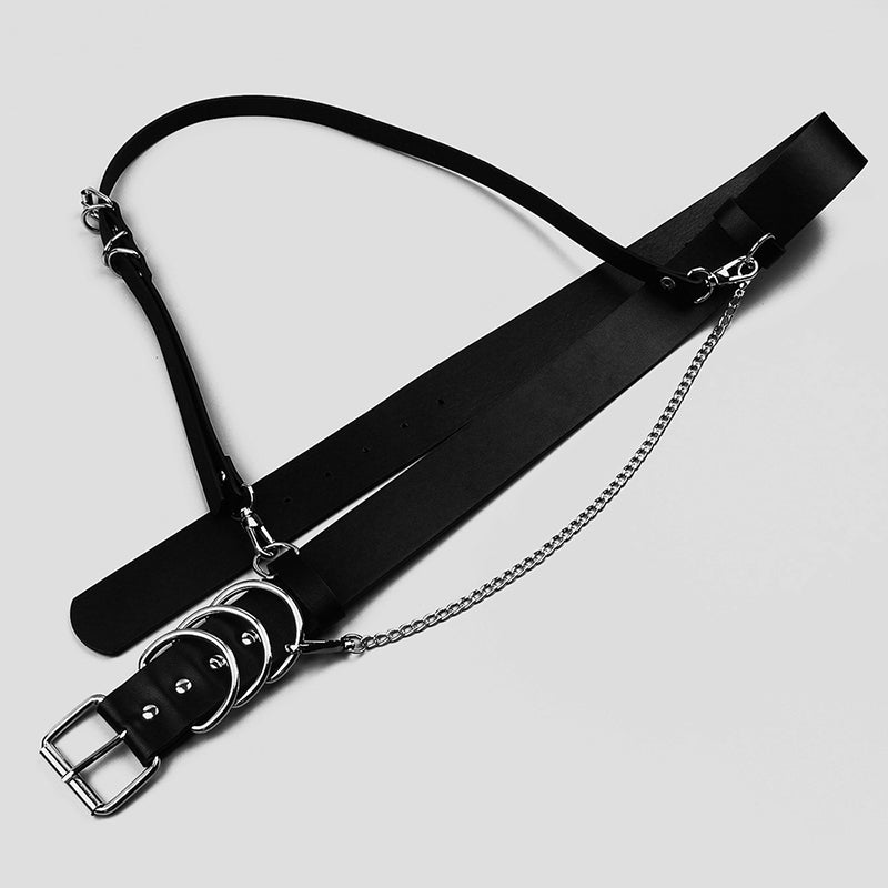 Military wind chain summer dress belt waist belt decoration chain single shoulder strap waist seal female straps Obsesie